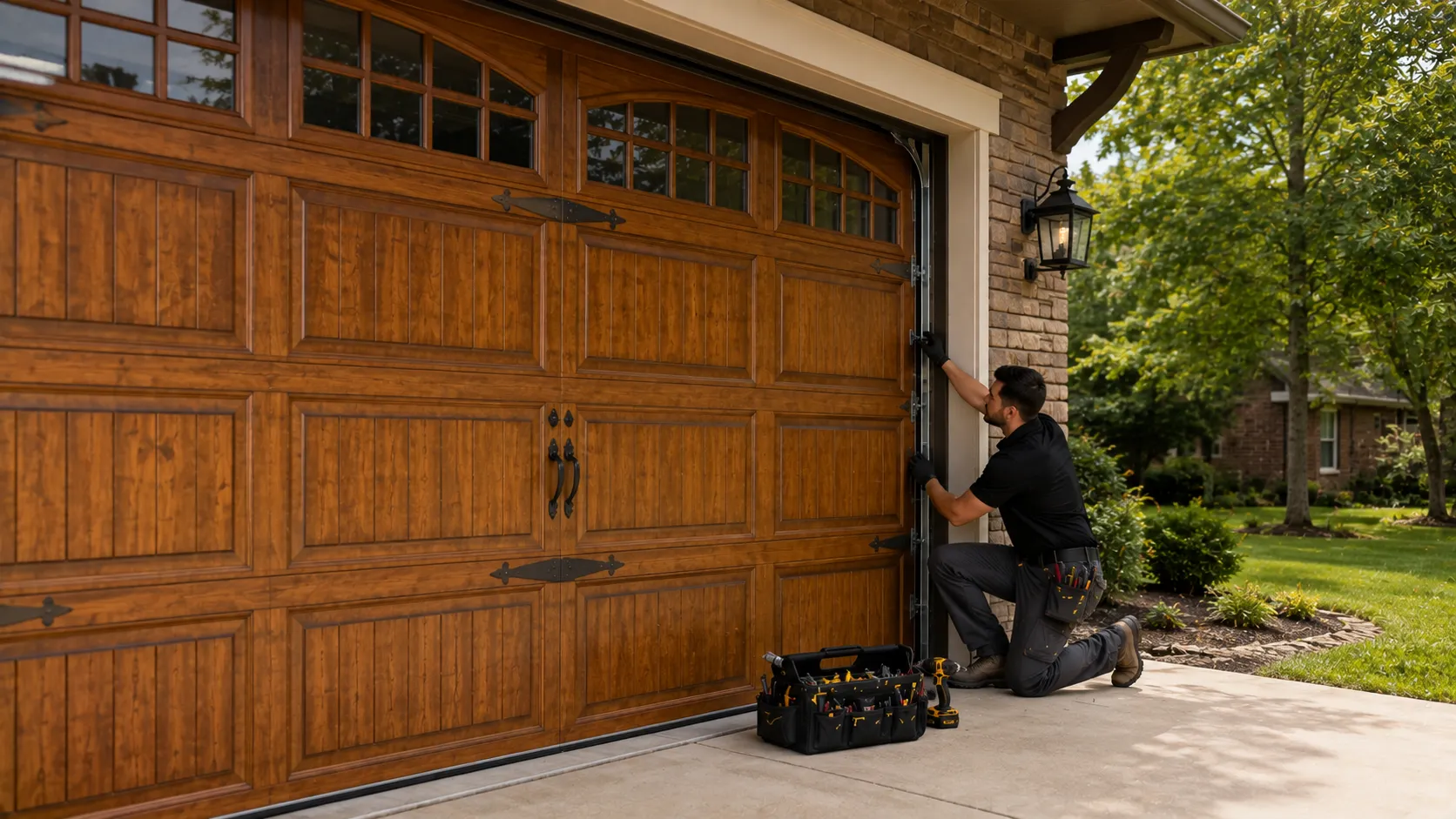 A Tampa garage door crew that knows the housing stock